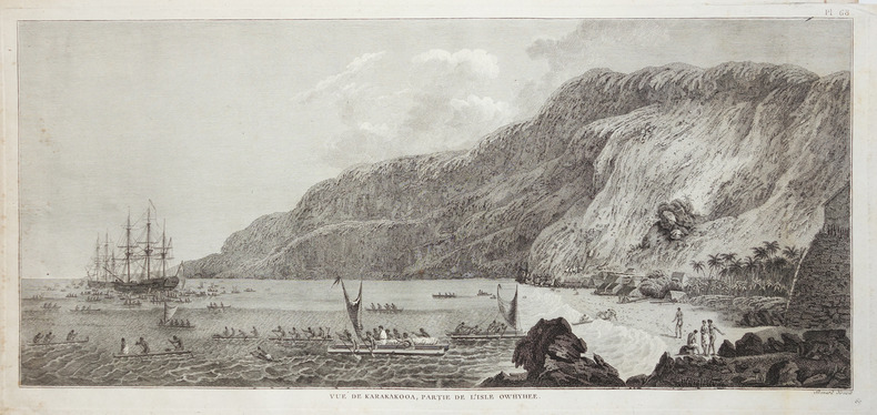  [HAWAII] Vue de Karakakooa, partie de l'isle Owhyhee.. COOK (James).