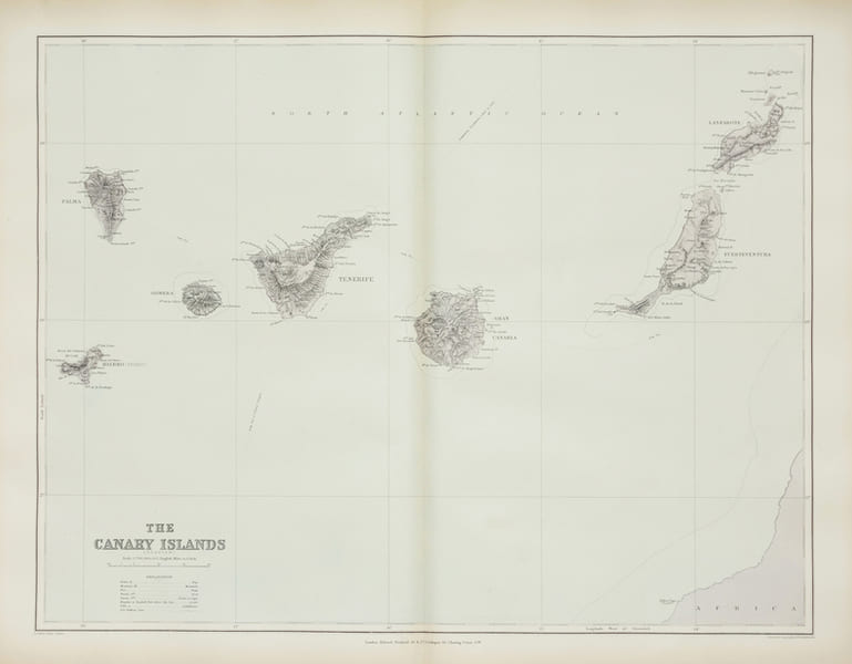  [CANARIES] The Canary Islands (Spanish).. STANFORD (Edward).