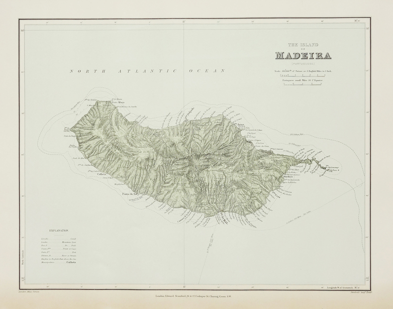  [MADERE] The Island of Madeira (Portuguese).. STANFORD (Edward).