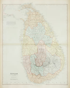 [CEYLAN/SRI LANKA] Ceylon.. STANFORD (Edward).