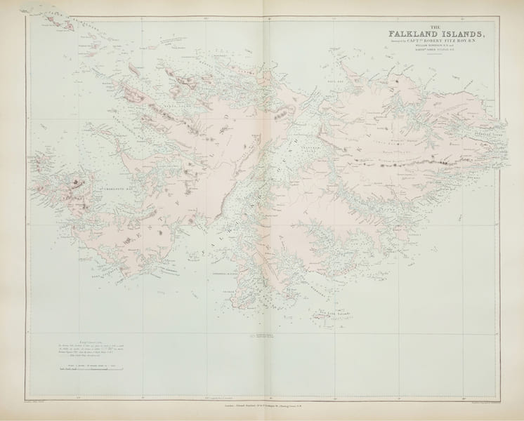  [FALKLAND/MALOUINES] The Falkland Islands.. STANFORD (Edward).