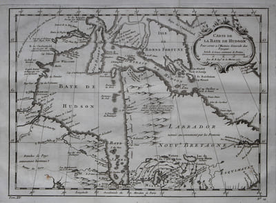 Carte de la Baye de Hudson.