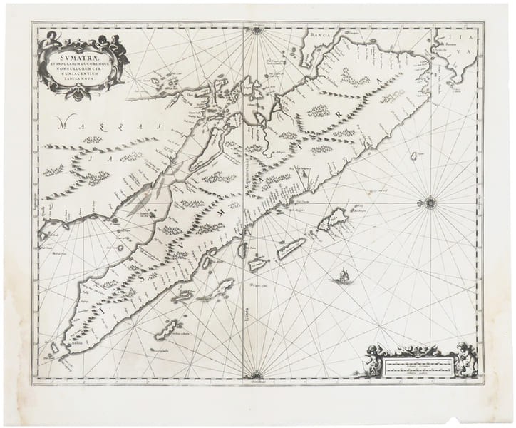  [SUMATRA] Sumatr&aelig; et insularum locorumque nonnullorum circumiacentium tabula nova.. JANSSON (Johannes).