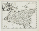  [SICILE] Carta geografica dell'isola di Sicilia.. SALMON (Thomas).