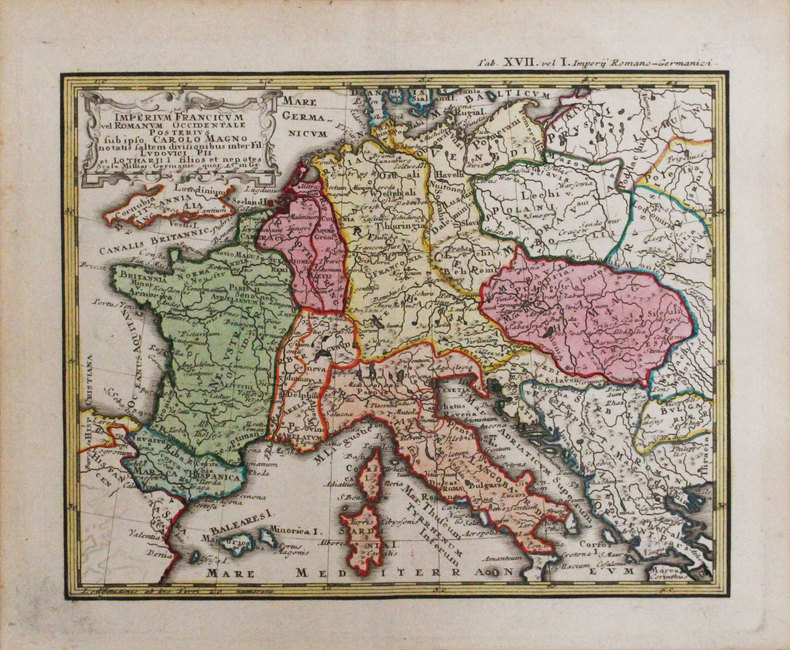  Imperium Francicum.. HAAS (Johann Matthias).