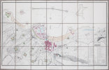  [CHERBOURG] Plan général du port et de la ville de Cherbourg avec les fortifications de terre et de mer.. LE BRETON (Louis).
