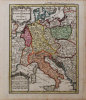  Imperium Francicum vel Romano-Germanicum sub Ottone I & Conrado II.. HAAS (Johann Matthias).