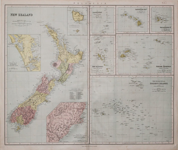  [NOUVELLE-Z&Eacute;LANDE] Polynesia.. PHILIP & SON.