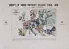  Nouvelle Carte d'Europe dressée pour 1870 – Carte drôlatique d'Europe pour 1870.. HADOL (Paul).