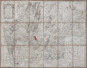  [FORÊT de FONTAINEBLEAU] Carte de la forest de Fontainebleau et de ses environs divisée en ses huit gardes.. DENIS (Louis) & PASQUIER (Jacques-Jean).