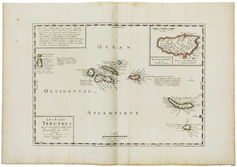  [A&Ccedil;ORES] Les isles Ter&ccedil;eres.. DUVAL (Pierre).