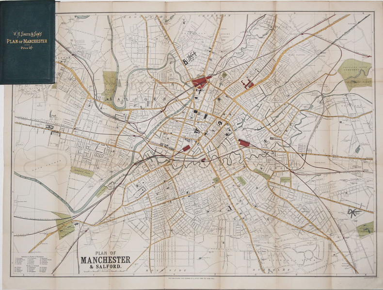  [MANCHESTER] Plan of Manchester & Salford.. BARTHOLOMEW (John).