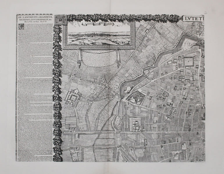 Lutetia - Paris.. ATLAS des ANCIENS PLANS de PARIS & GOMBOUST (Jacques).