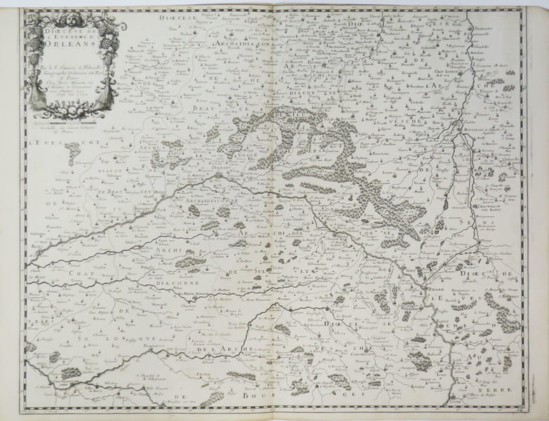 [ORL&Eacute;ANS] Diœc&egrave;se de l'&eacute;vesch&eacute; d'Orl&eacute;ans.. SANSON d'ABBEVILLE (Nicolas).