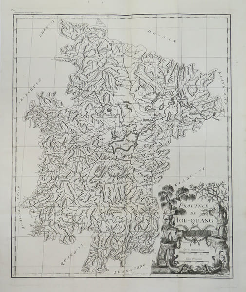 [HUBEI & HUNAN] Province de Hou-Quang. . ANVILLE (Jean Baptiste Bourguignon d').
