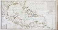 Carte du golphe du Mexique et des isles Antilles.. BUACHE (Philippe).