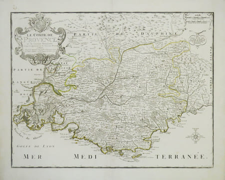 [PROVENCE] Le Comté de Provence et le Comtat Venaissin.. DESNOS (Louis-Charles).