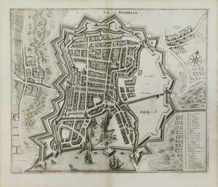 [LA ROCHELLE] La Rochelle.. MERIAN (Matth&auml;us).