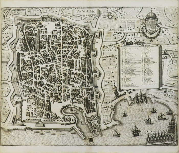 [PALERME] Panormo.. MERIAN (Matth&auml;us).