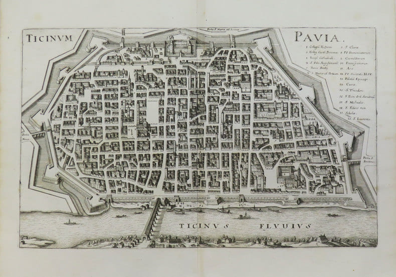 [PAVIE] Ticinum - Pavia.. MERIAN (Matth&auml;us).