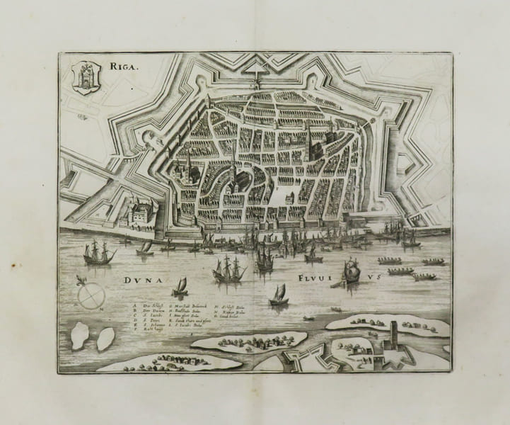 [LETTONIE] Riga.. MERIAN (Matth&auml;us).