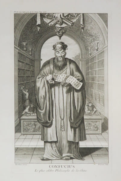 Confucius le plus c&eacute;l&egrave;bre philosophe de la Chine. . ANVILLE (Jean Baptiste Bourguignon d').