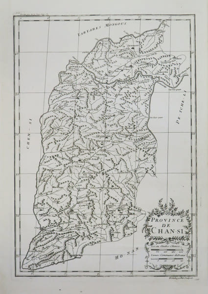 [SHANXI] Province de Chan-Si. . ANVILLE (Jean Baptiste Bourguignon d').
