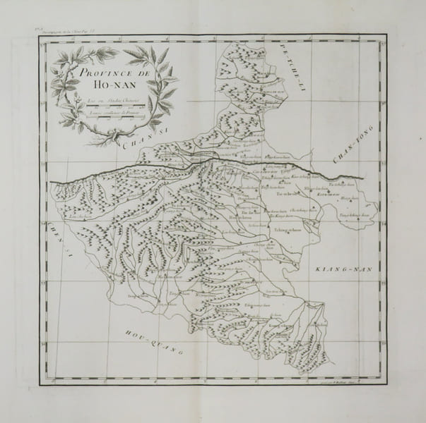 [HUNAN] Province de Ho-Nan. . ANVILLE (Jean Baptiste Bourguignon d').