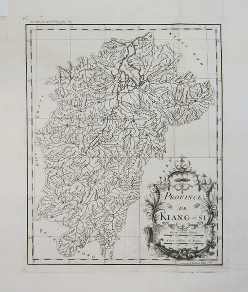 [JIANGXI] Province de Kiang-Si. . ANVILLE (Jean Baptiste Bourguignon d').