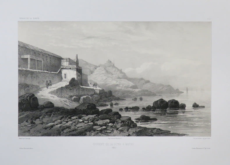 [MACAO] Couvent de la Guya a Macao. (Chine).. VAILLANT (Auguste-Nicolas).