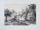 [BENGALE] Pagode de Dina Marlinga sur les bords de l'Hougly près Chandernagor. (Inde).. VAILLANT (Auguste-Nicolas).