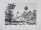 [PONDICHERY] Une mosquée aux environs de Pondichéry. (Inde).. VAILLANT (Auguste-Nicolas).