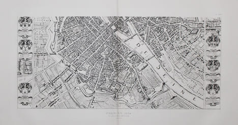 Plan général de la ville, cité, université, isles et faubourgs de Paris.. ATLAS des ANCIENS PLANS de PARIS & BOISSEAU (Jean).
