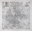 Carte ou description nouvelle de la ville, cité, universitée, et fauxbours de Paris. 1609.. ATLAS des ANCIENS PLANS de PARIS & QUESNEL (François).