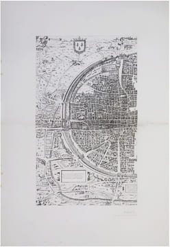 La ville, cité, université de Paris.. ATLAS des ANCIENS PLANS de PARIS & ANDROUET du CERCEAU (Jacques).