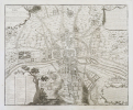 Quatriême Plan de la ville de Paris, son accroissement, et l'état où elle êtoit sous le règne de Philippe Auguste, qui mourut l'an 1223 après avoir ...