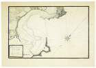 Plan du port d’Antibe.. AYROUARD (Jacques). MANUSCRIT.