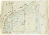 Plan géométrique du domaine de Labadier appartenant à Mrs les héritiers de Louis Mourgues.