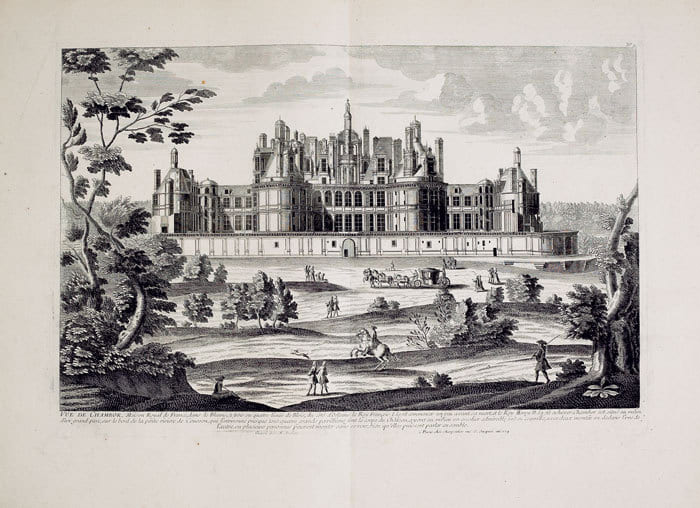  [CHAMBORD] V&uuml;e de Chambor.. CH&Eacute;REAU (Jacques);