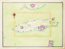 [Carte des Îles de Lérins].. LERINS (ÎLES de). MANUSCRIT.