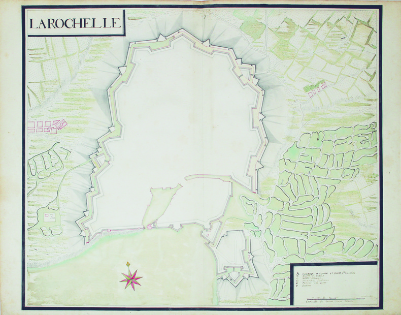 La Rochelle.. LA ROCHELLE. MANUSCRIT.