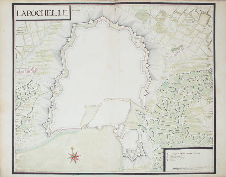 La Rochelle.. LA ROCHELLE. MANUSCRIT.