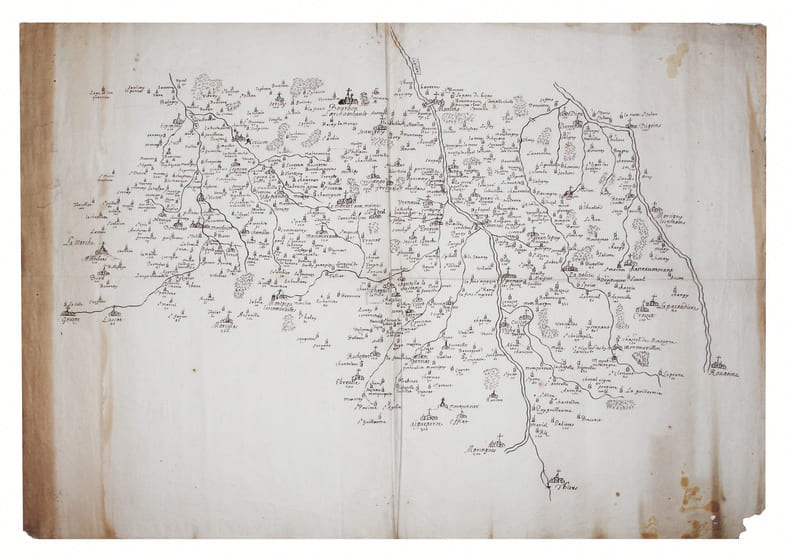 Bourbonnois.. BOURBONNAIS. MANUSCRIT.