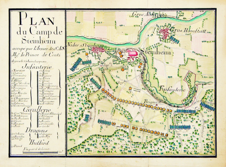 Plan du camp de Steinheim.. STEINHEIM. MANUSCRIT.
