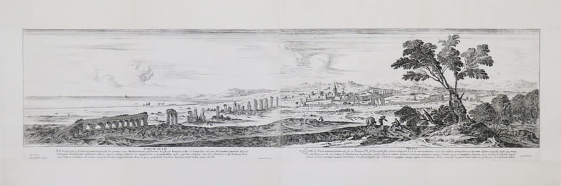 [FRÉJUS] Forum Iulii – Frejus. De Lincler. Israel Silvestre sculpsit. Cum privil. Regis. excudit Parisiis.