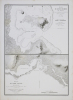 [MICRONÉSIE] Plan du havre Chabrol (île Oualan) - Plan du port Lottin (île Oualan).. DUPERREY (Louis-Isidore).