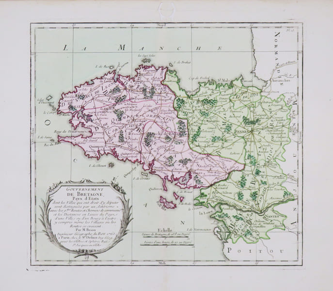 [BRETAGNE] Gouvernement de Bretagne.. BRION de la TOUR (Louis).