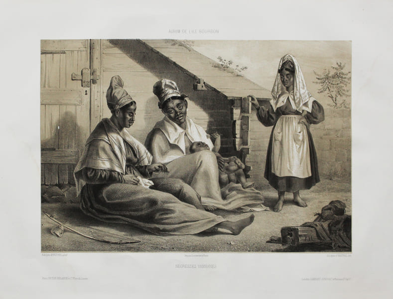 [R&Eacute;UNION] Album de l'&Icirc;le Bourbon. N&eacute;gresses yambanes.. HASTREL (Adolphe d').