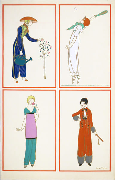[MODE].. LEPAPE (Georges) & POIRET (Paul).