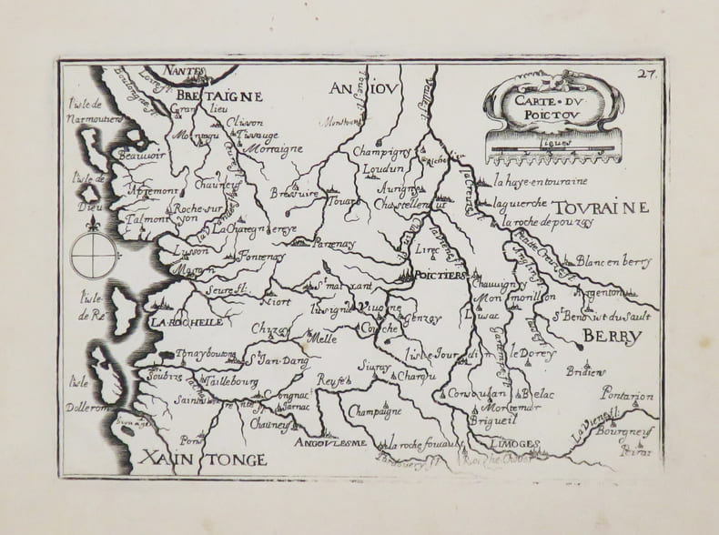 [POITOU] Carte du Poictou.. TASSIN (Christophe).